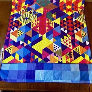 Colorful Geometric Beach Blanket Microfiber By Two Yek 64x32 Boho Travel Yoga